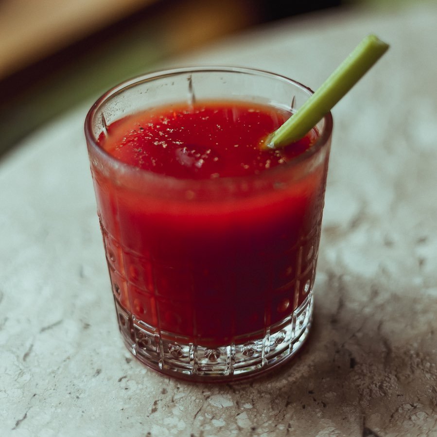Bloody Mary servido no Jardim Secreto